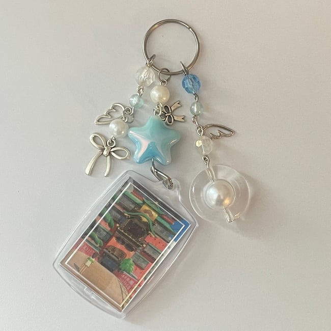 chihiro 'spirited away' photo keychain