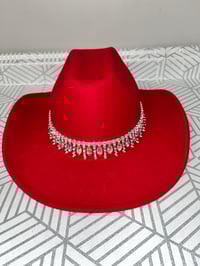 Image 1 of Bling Queen Cowgirl Hat (3 COLORS)