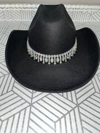 Image 3 of Bling Queen Cowgirl Hat (3 COLORS)