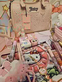 Image 4 of Elizabeths Custom RESERVED Couture Dazzle Satchel Meets Hello Kitty Bundle 