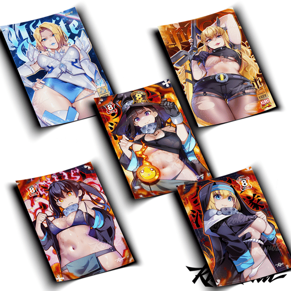 Image of Fire Force + Rivals Strip Tease Artprints!