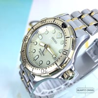 Image 4 of 1991 Seiko Scuba Two-Tone Quartz Diver Watch (7N35-6000)
