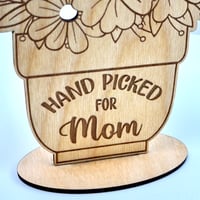 Image 3 of Hand Picked For Mom Flower Stand