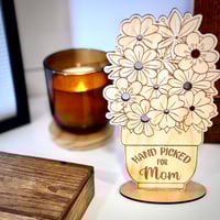 Image 2 of Hand Picked For Mom Flower Stand