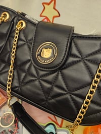 Image 1 of Hello Kitty Black & Gold Shoulder Bag Bundle 