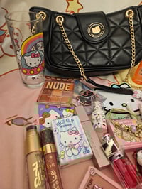 Image 5 of Hello Kitty Black & Gold Shoulder Bag Bundle 