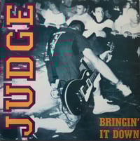 Image 2 of JUDGE - "Brining It Down" LP (Yellow Vinyl)
