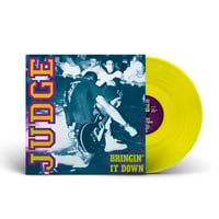 Image 1 of JUDGE - "Brining It Down" LP (Yellow Vinyl)
