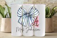Image 1 of A+ Teacher Tumbler & Matching Coaster