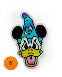 Image 2 of Sorcerer Duck - Holographic Sticker
