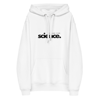 Image 1 of "I stand for science" premium eco hoodie