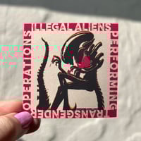 Image 1 of Illegal Alien Femme Sticker