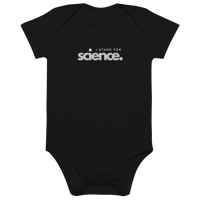 Image 1 of "I stand for kindness" organic cotton baby bodysuit