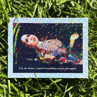 Image 1 of I'm an Aries, I Need Everything Out in the Open Sticker