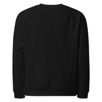 Image 2 of "I stand for love" unisex organic raglan sweatshirt