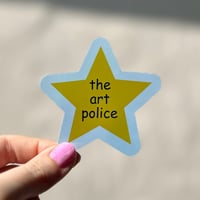 Image 1 of The Art Police Mini Sticker