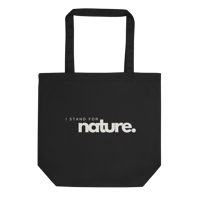 Image 1 of "I stand for nature" eco tote bag