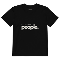"I stand for people" organic cotton kids t-shirt