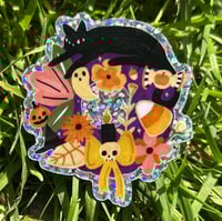 Halloween Kitty Mini Sticker