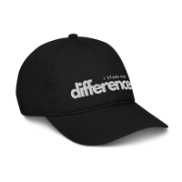 Image 2 of "I stand for differences" organic dad hat