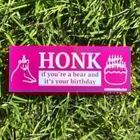 Image 1 of Birthday Bear Sticker