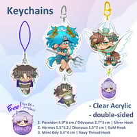 [Pre-Order] Acrylic Keychains $4.50-$6/pt.