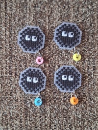 Image 2 of Soot Sprite Stitched Pins