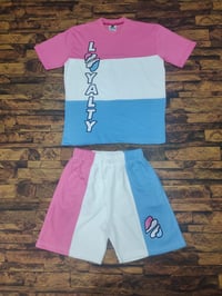 Pink White & Baby Blue Kids Loyalty Sets