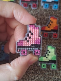 Image 2 of Stitched Roller Skate Pin