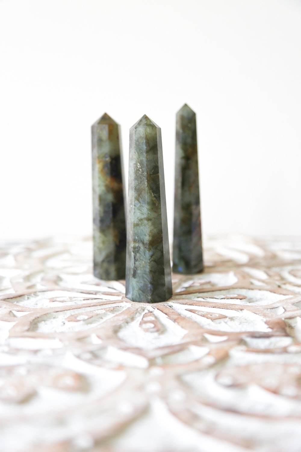 Image of Labradorite Crystal Tower