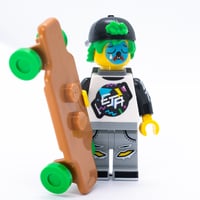 Image 2 of EJA Sad Longboarder Minifigure