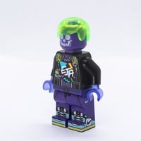 Image 2 of EJA Purple Skelly Minifigure