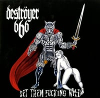 Image 1 of DESTROYER 666 - Set Them Fucking Wild (12" DOUBLE LP) Limited 150 Hand numbered copies