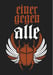 Image of CROSS NECK HOODIE „Eine(r) gegen alle“   