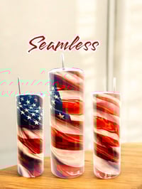 Image of American Flag Tumbler
