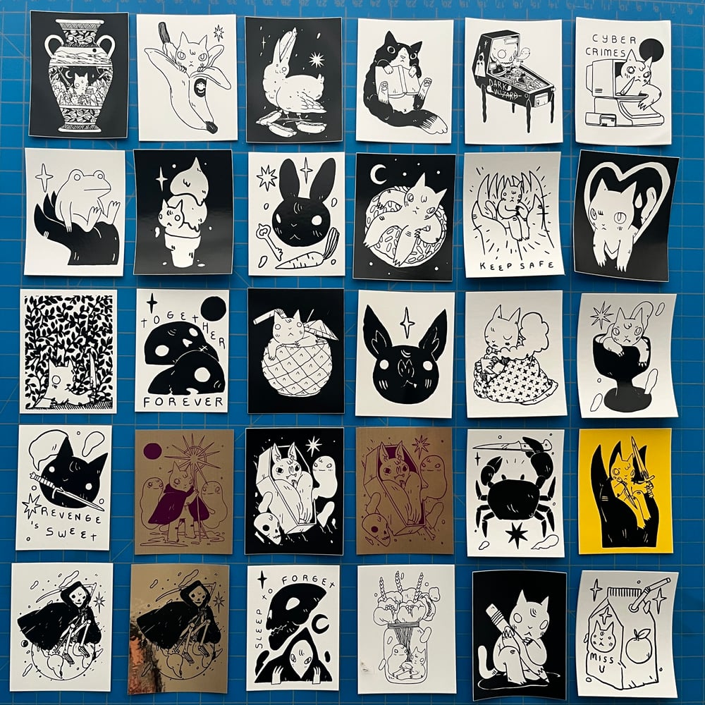 Image of Single Color Sticker Set 1