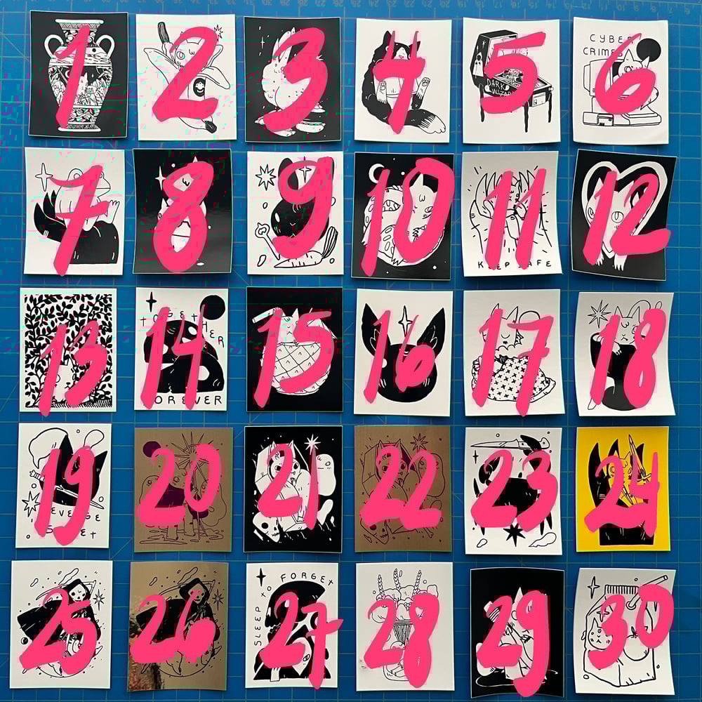 Image of Single Color Sticker Set 1