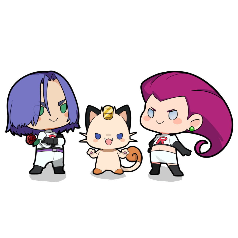 Image of Team Rocket Minis!! Preorder Set 💕