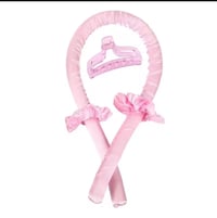 Pink- Heatless Hair Curling Kit