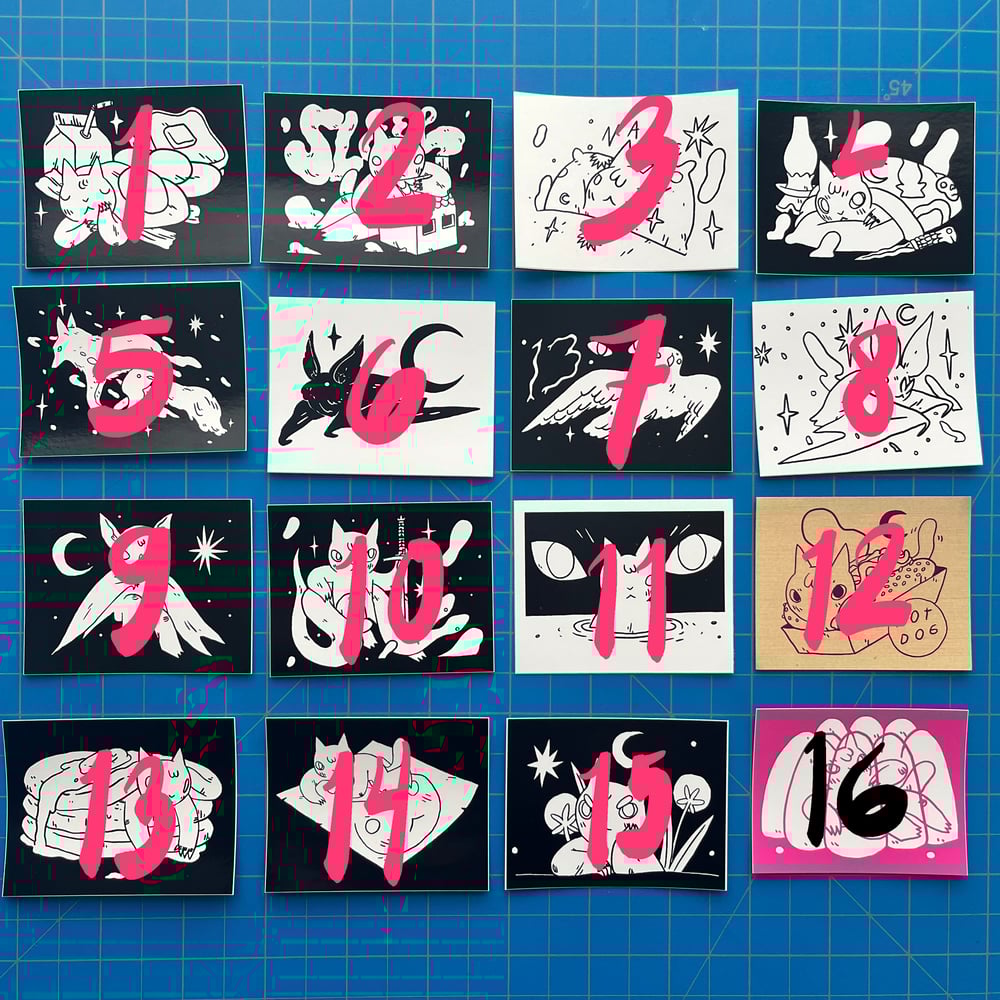 Image of Single Color Sticker Set 2