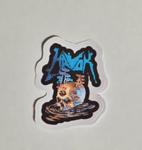 Image 1 of Havok Thrash Metal Band Skull with Mushrooms Matte Vinyl Sticker
