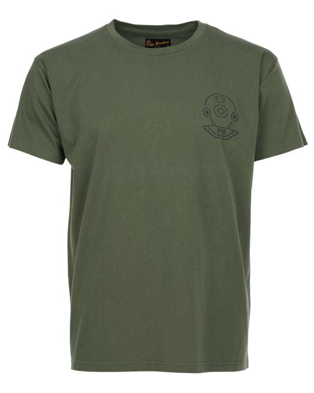 Image of 1969 Sports Tee Scuba Green by Pike Brothers