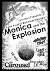 Monica & The Explosion, Gender Envy, Cheap Dirty Horse- Thursday 1 May