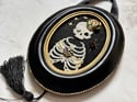 Andromeda Embellished Skeleton Framed Embroidery