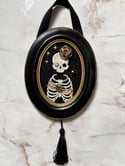 Andromeda Embellished Skeleton Framed Embroidery