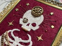 The Woman King  Embellished Skeleton Framed Embroidery