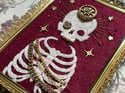 The Woman King  Embellished Skeleton Framed Embroidery