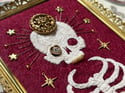 The Woman King  Embellished Skeleton Framed Embroidery