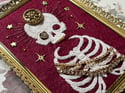 The Woman King  Embellished Skeleton Framed Embroidery