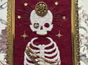 The Woman King  Embellished Skeleton Framed Embroidery